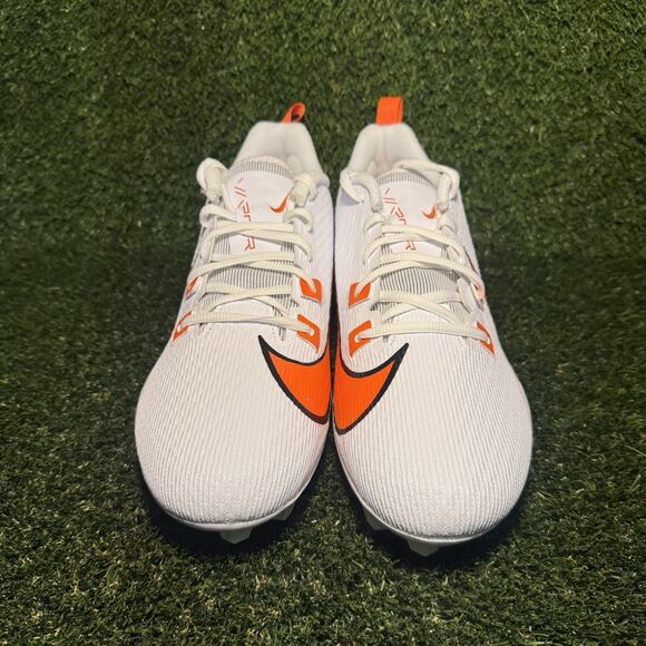 Size 12 - Nike Vapor Edge Speed 360 2 White Orange FQ4045-100 Cleats - Picture 2 of 7